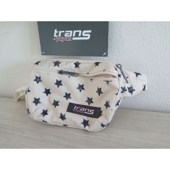 JanSport JS0A2UQ17A1 Bazoo Waist Pack Bag DISTRESSED STARS Clip-Fastened 3.3L - Picture 9 of 10